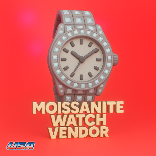MOISSANITE WATCH VENDOR (Passes Diamond Tester)