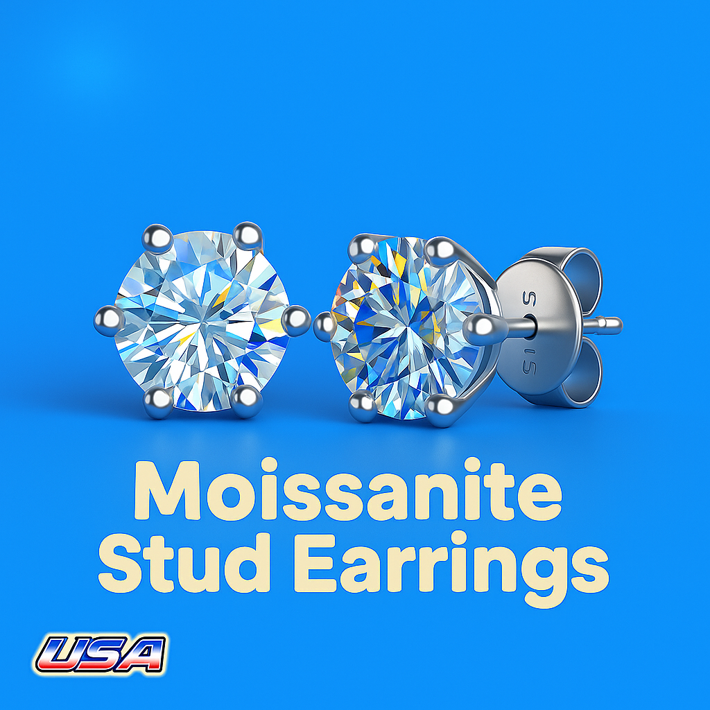 ⭐NEW⭐ Moissanite Stud Earrings